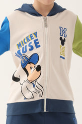 Mickey Mouse Boys Tracksuit Three Threads